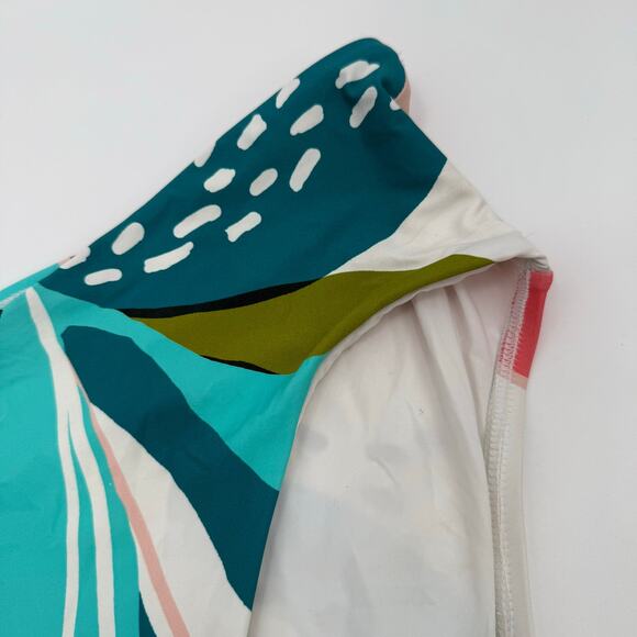 La Blanca Bikini Bottoms Swim Size 10 NEW Eclectic Shore V-Front High Waist NWOT - Picture 10 of 13